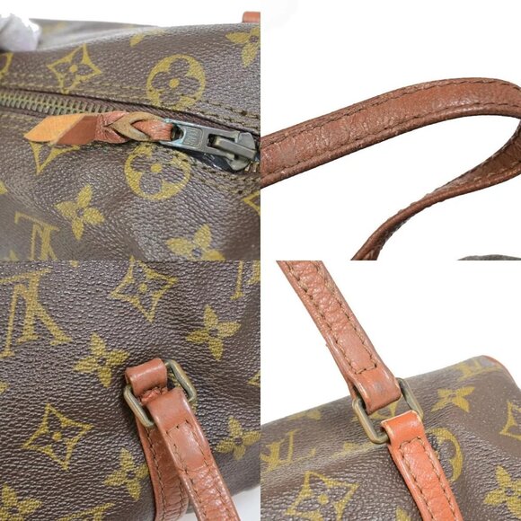 LOUIS VUITTON PAPILLON 26 Hand Bag Monogram Leather Brown France M51366 60FB146 - Picture 9 of 15